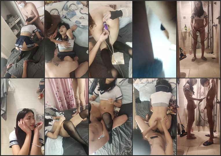 (國產主播)(zb20221224_002)3P制服黑絲風騷學妹，露臉大秀讓兩個小哥各種玩弄，深喉草嘴口交菊花逼逼塞道具，淫聲蕩語草了騷逼幹菊花